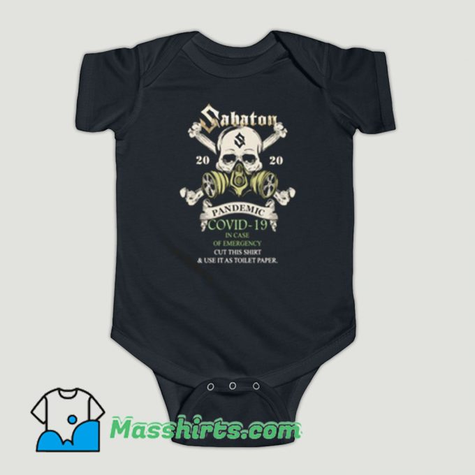 Funny Sabaton 2020 Pandemic Covid 19 Baby Onesie