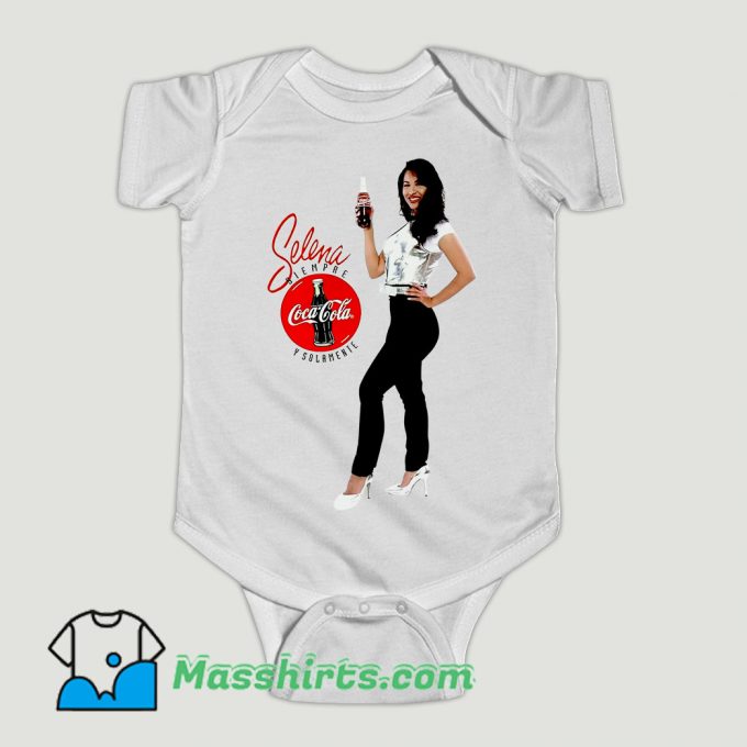 Funny Selena Quintanilla Coke Baby Onesie