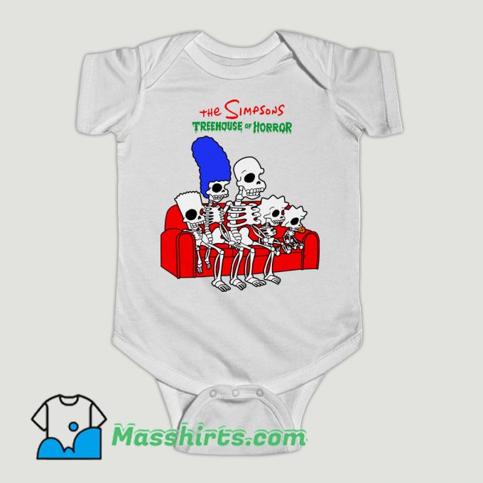 Funny Simpsons Treehouse Of Horror Baby Onesie