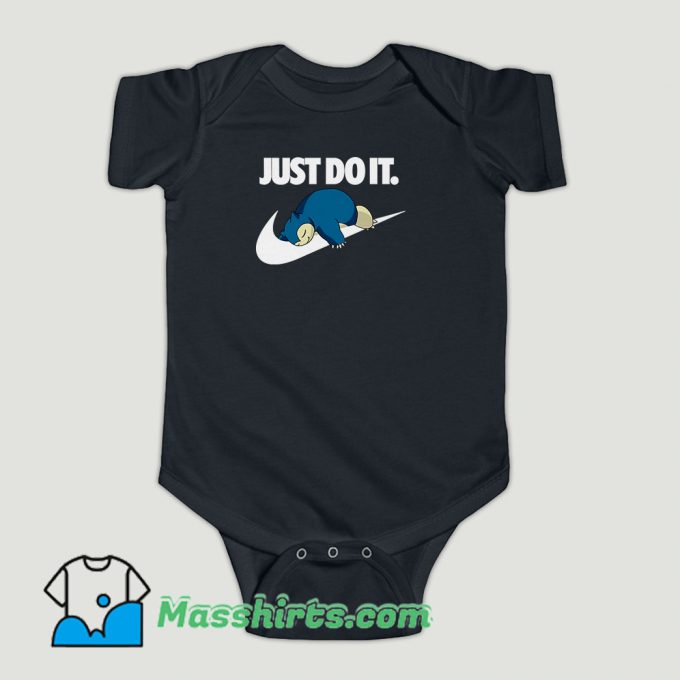 Funny Snorlax Pokemon Just Do It Unisex Hoodie Baby Onesie