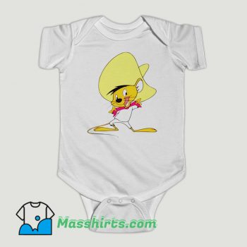 Funny Speedy Gonzales Mexican Mouse Baby Onesie