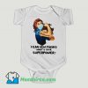 Funny Strong Woman Tattoo Serving Lady Baby Onesie