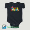 Funny Super Daddio Mario Bros Baby Onesie