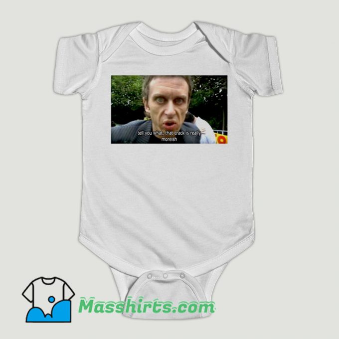 Funny Super Hans This Crack is Moreish Baby Onesie