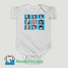 Funny The Brady Bunch Character Baby Onesie