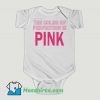 Funny The Color Of Perfection Is Pink Baby Onesie