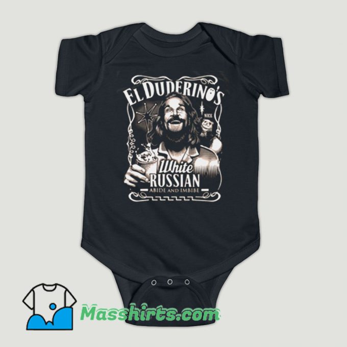 Funny The DUDE Big Lebowski ABIDE Baby Onesie