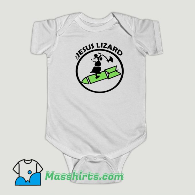 Funny The Jesus Lizard Mouse Rock Baby Onesie