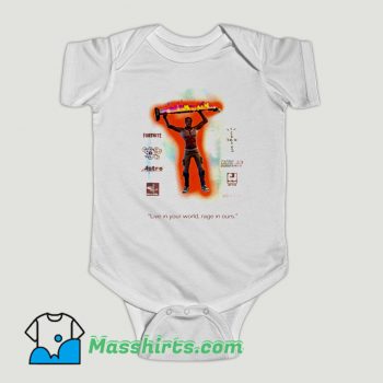 Funny Travis Scott Fortnite Live In Your World Baby Onesie