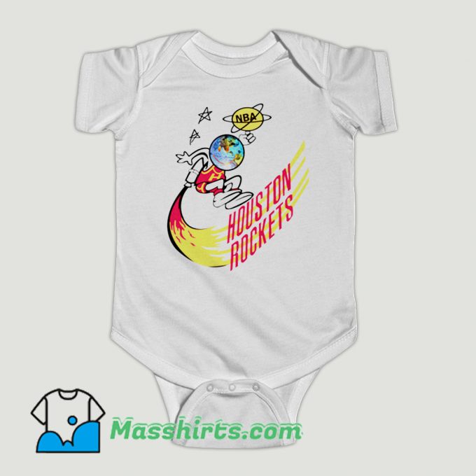 Funny Travis Scott Houston Rocket Baby Onesie