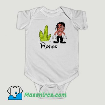 Funny Travis Scott Rodeo Disney Cartoon Baby Onesie