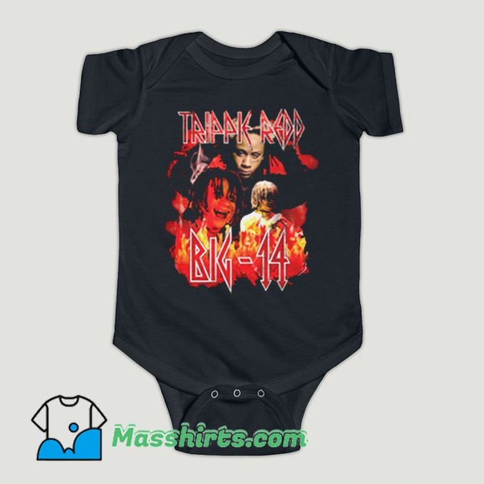 Funny Trippie Redd x Big 14 Legend Baby Onesie