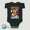 Funny Vicente Fernandez Vintage 90s Baby Onesie