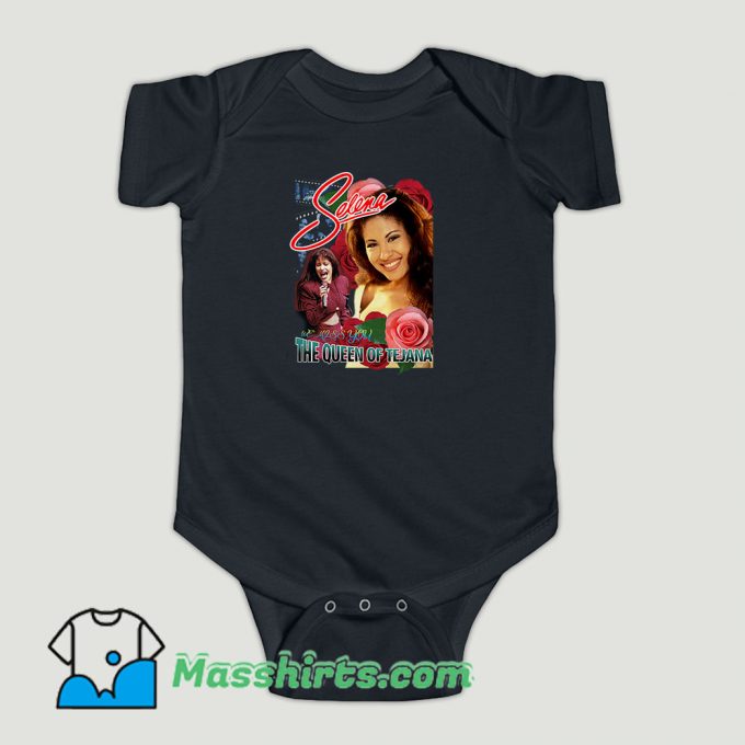 Funny Vintage Selena Quintanilla Baby Onesie