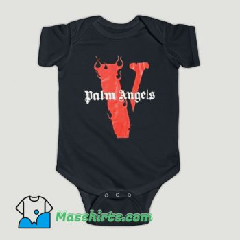 Funny Vlone X Palm Angels Baby Onesie