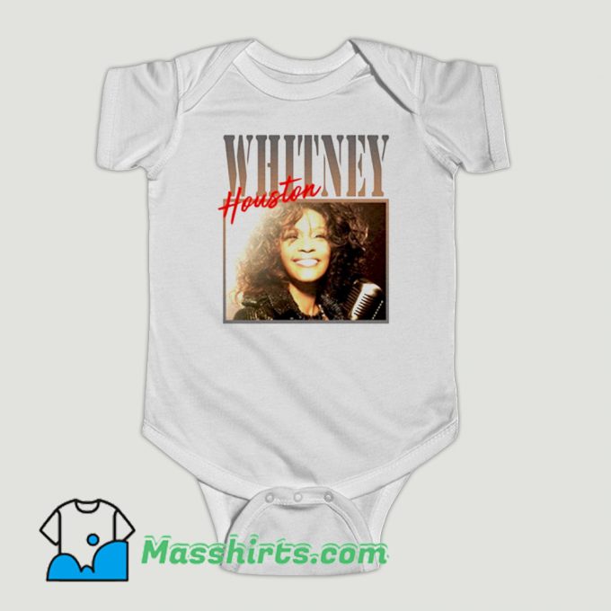 Funny Whitney Houston Biography Baby Onesie
