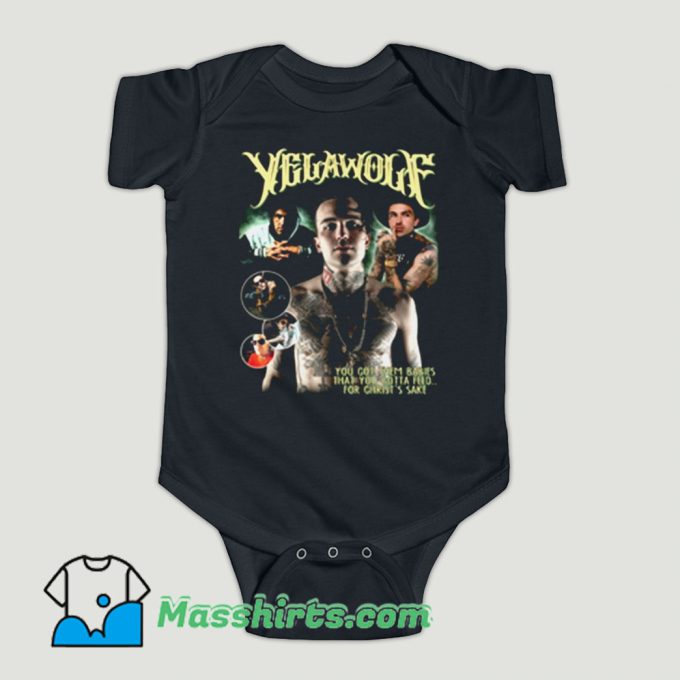 Funny Yelawolf Rapper Hip Hop Baby Onesie