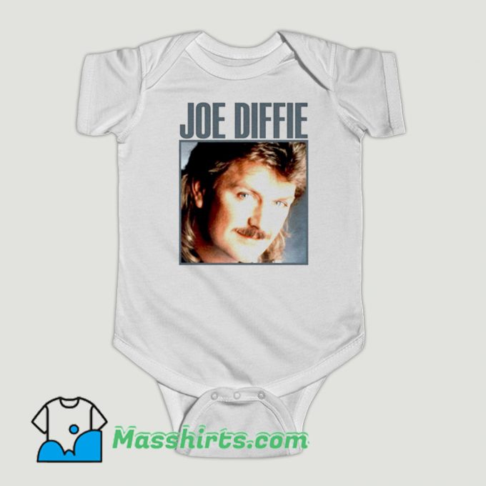 Funny Young Joe Diffie Singer Baby Onesie