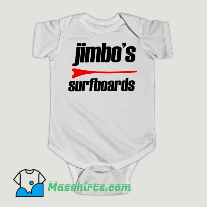 Funny jimbos surfboards Baby Onesie