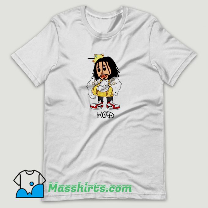 J Cole KOD Disney Cartoon T Shirt Design