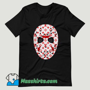 Jason Voorhees Mask Lv Monogram T Shirt Design