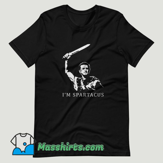 Kirk Douglas I am Spartacus T Shirt Design