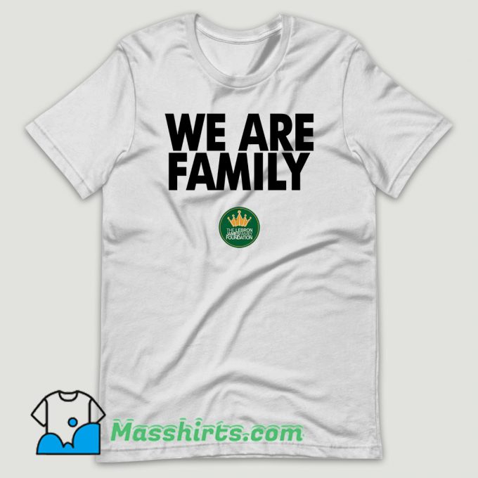 Lebron James Family Foundation T Shirt Design