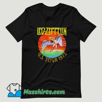Led Zeppelin US Tour 1975 T Shirt Design