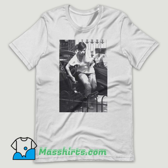 Lily Allen Smile Boobs Out Sexy T Shirt Design