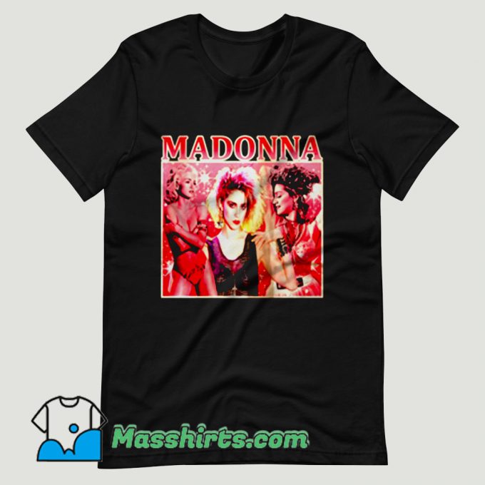 Madonna Retro T Shirt Design