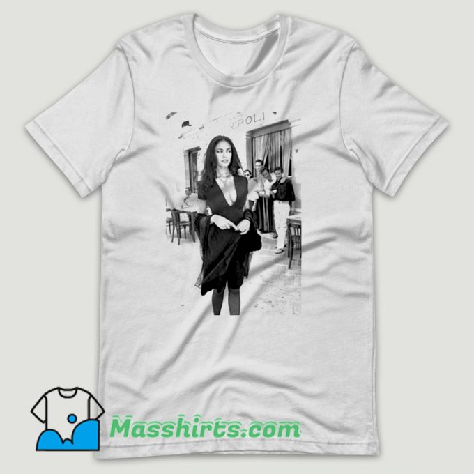 Maria Grazia Cucinotta Lavazza Caffe Tripoli T Shirt Design