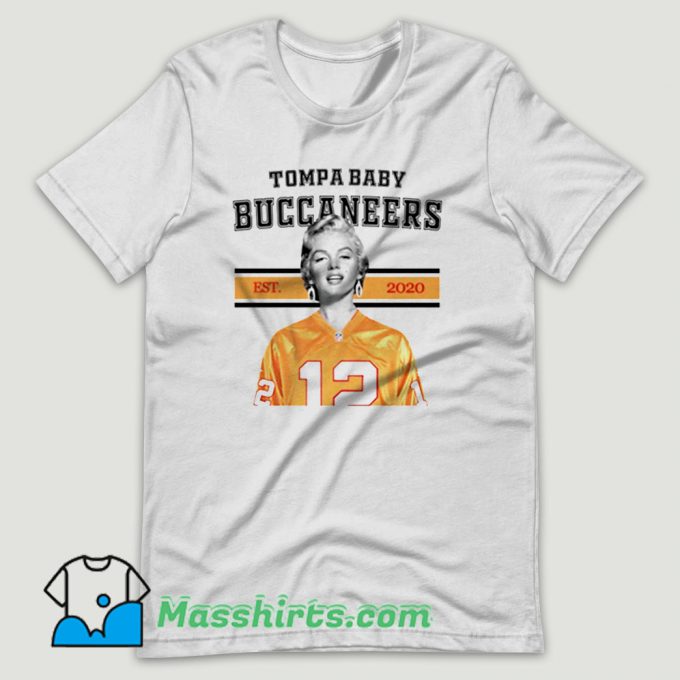 Marilyn Monroe Buccaneers Fan T Shirt Design