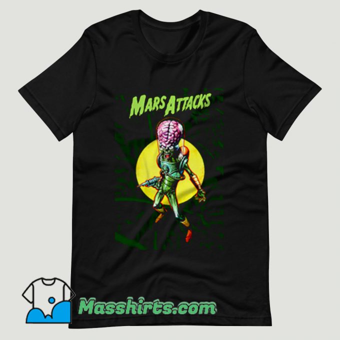 Mars Attacks Vintage Movie T Shirt Design