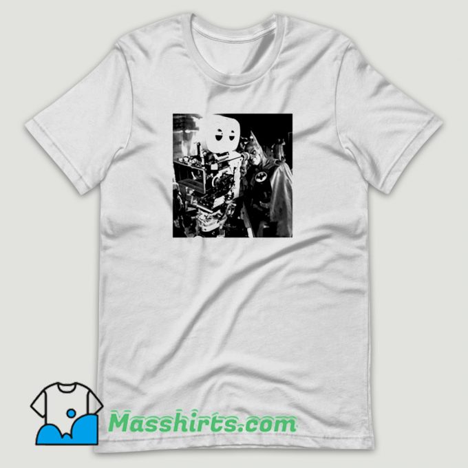 Michael Keaton as Batman Backstage T Shirt Design