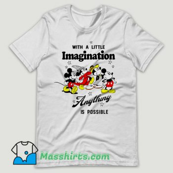Mickey Imagination Anything T Shirt Design