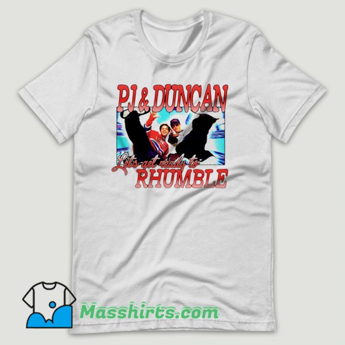 PJ Duncan Rhumble T Shirt Design