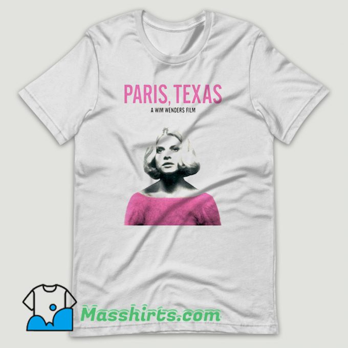 Paris Texas Wim Wenders T Shirt Design