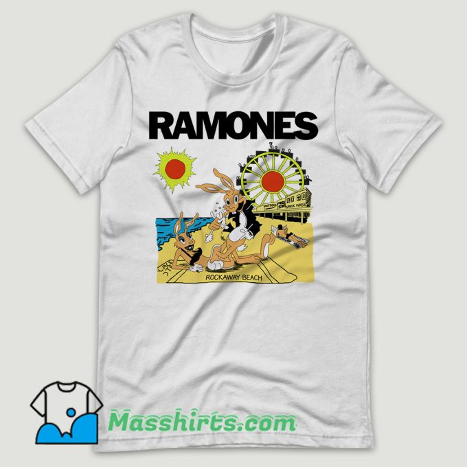 Ramones Rockaway Beach T Shirt Design