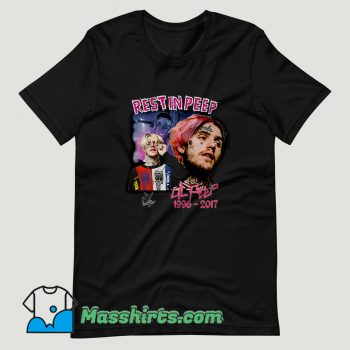 Rest In Lil Peep Memorial T Shirt Design