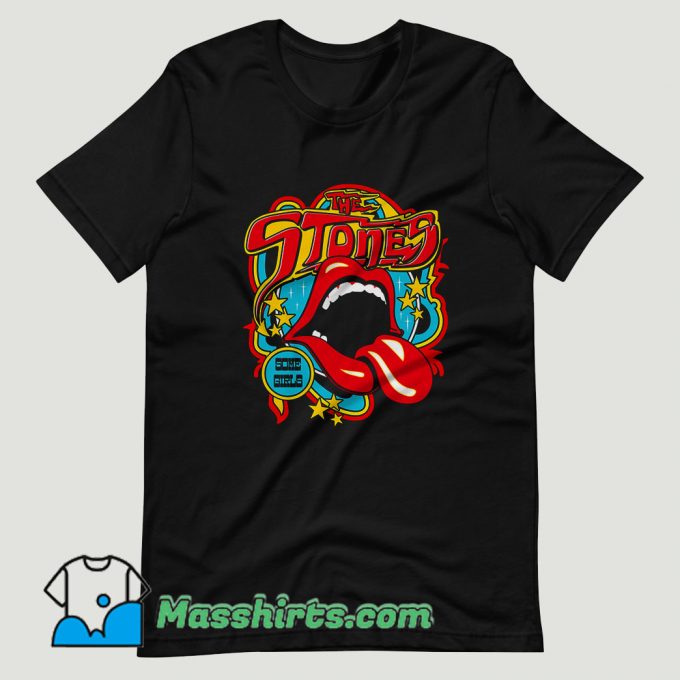 Rolling Stones Vintage Tongue T Shirt Design