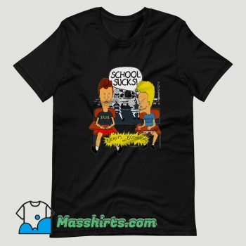 School Sucks Beavis T Shirt Design