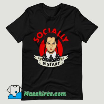 Socially Distant Girl T Shirt Design