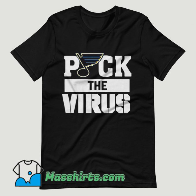 St. Louis Blues Puck The Virus T Shirt Design