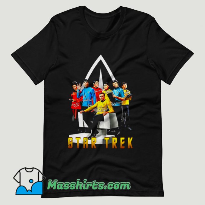 Star Trek Signature T Shirt Design