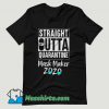 Straight Outta Quarantine Mask Maker T Shirt Design