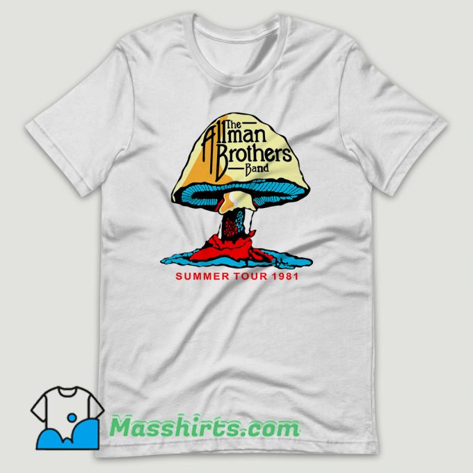 The Allman Brothers Summer Tour 81 T Shirt Design