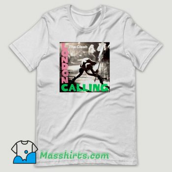 The Clash London Calling English Punk Rock T Shirt Design