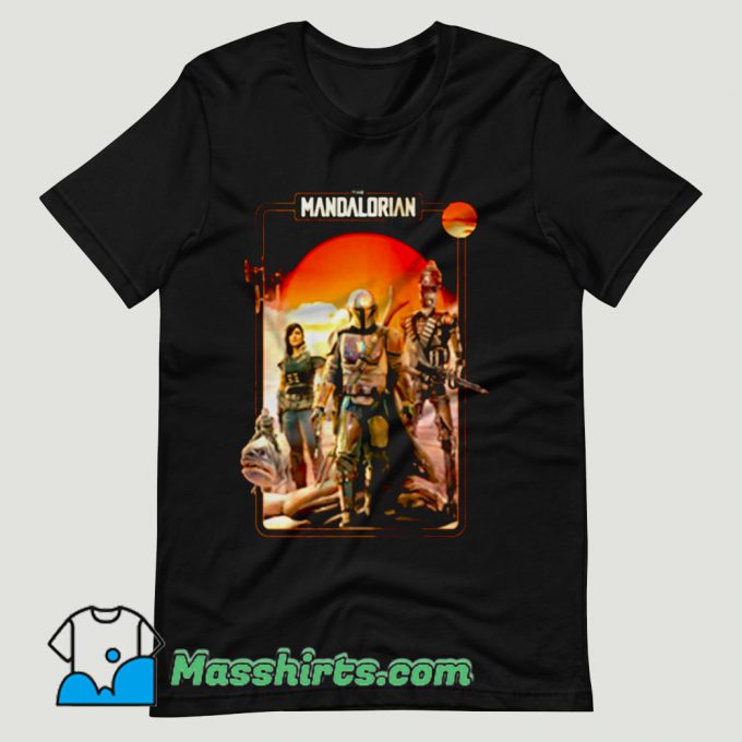 The Mandalorian Vintage Movie T Shirt Design