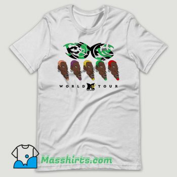 Thrashed 90s Dennis Rodman MTV World Tour T Shirt Design