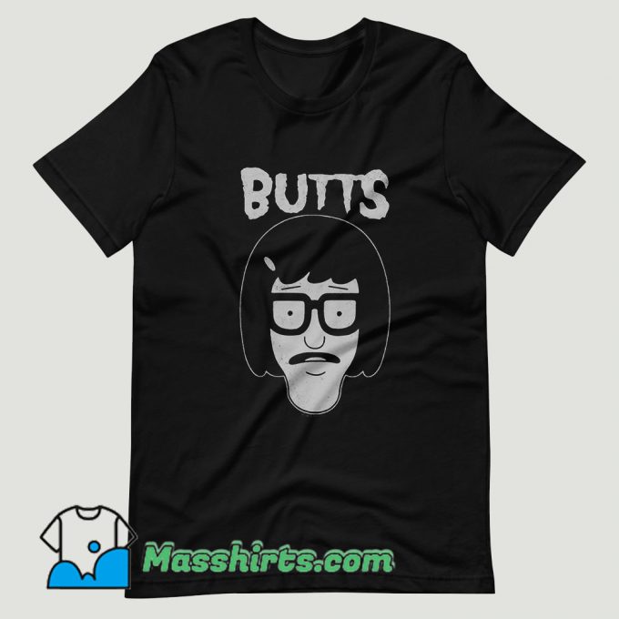 Tina Belcher Bobs Burger Cartoon T Shirt Design